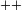 ^{++}